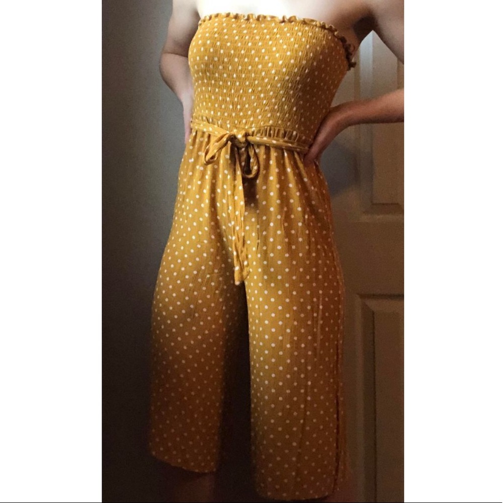 She + Sky Cropped Jumpsuit